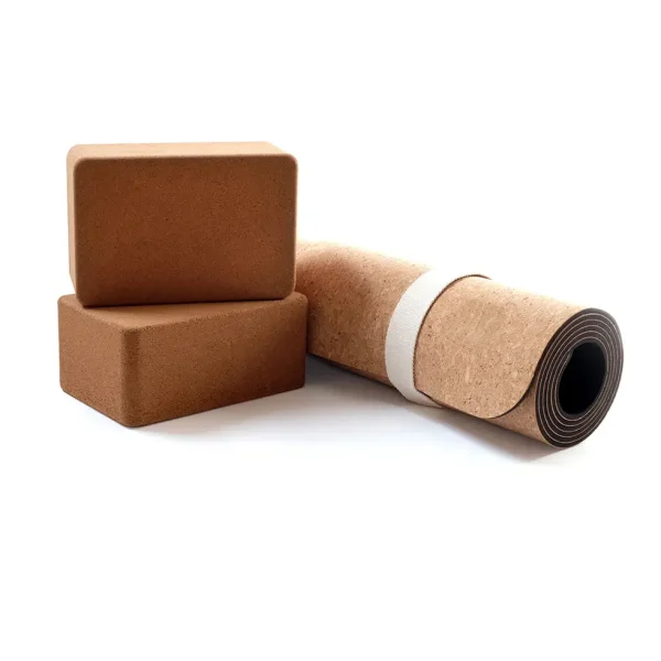 Cork yoga kit