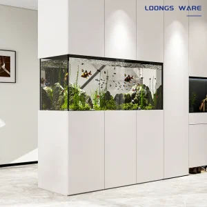 Embedded aquarium screen partition 03