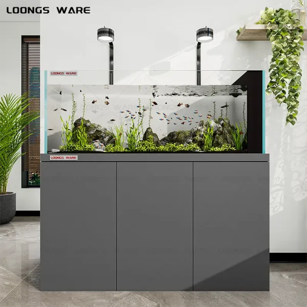 Grey aquarium