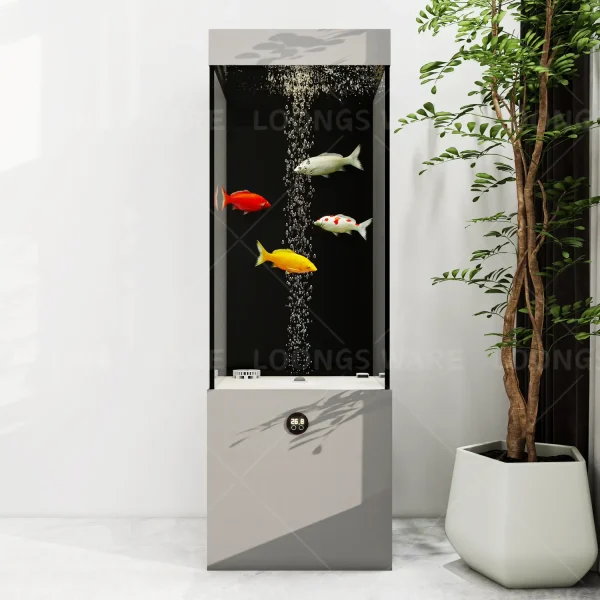 Small aquarium, upright fish tank