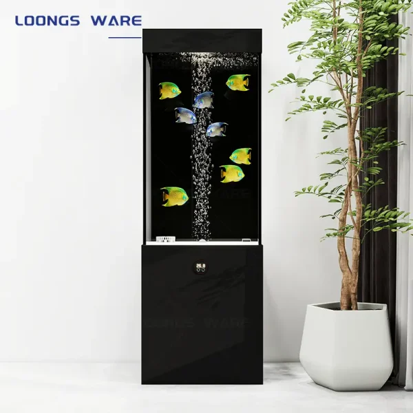 Small aquarium, upright fish tank 02